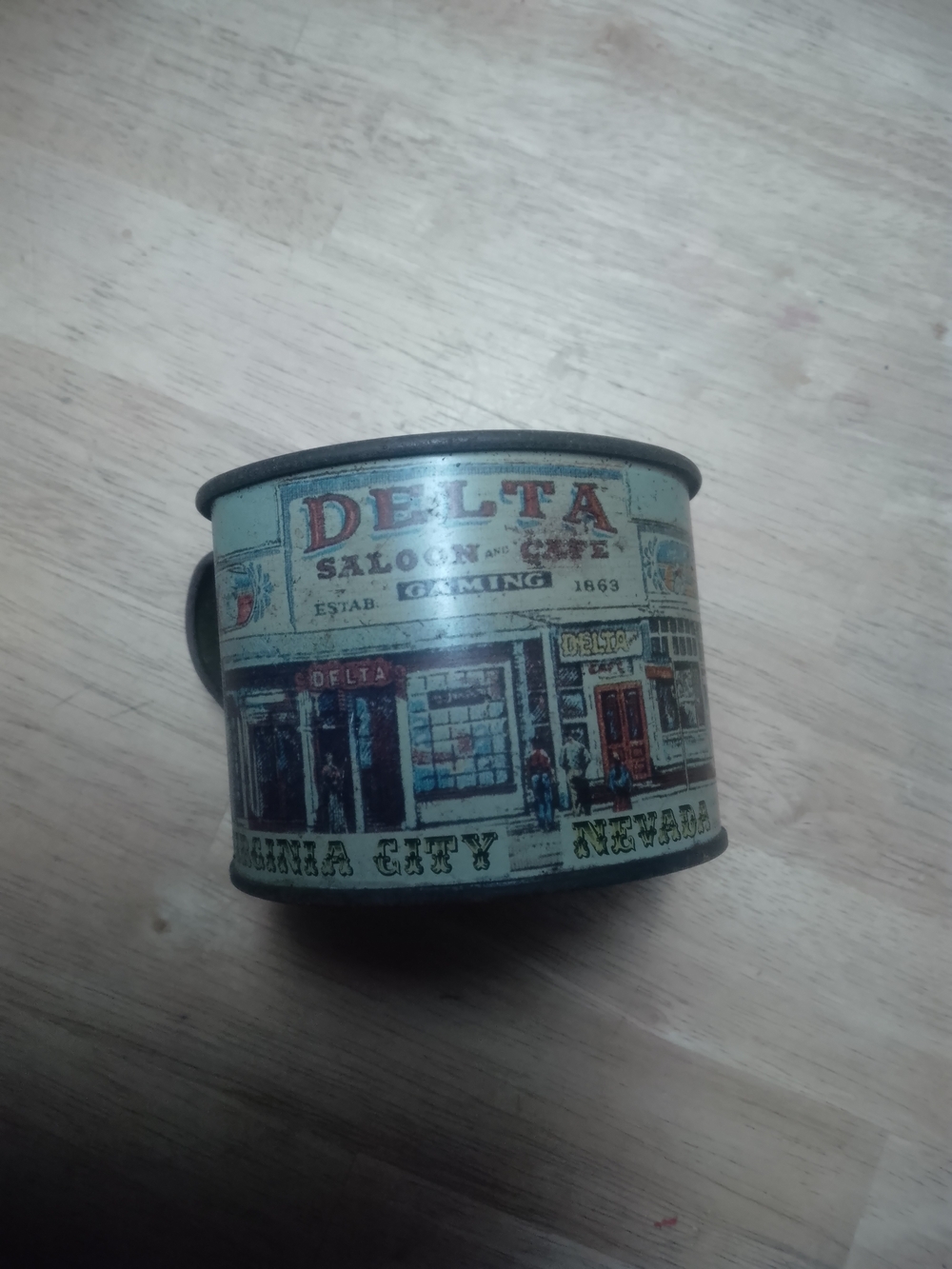 Vintage Virginia City Metal Cup